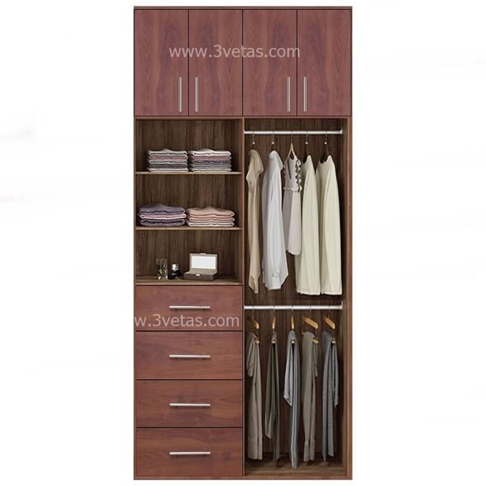 Closet con 4 puertas de 120 cm de ancho referencia 01-120
