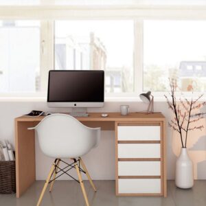 escritorio 3vetas color blaqnco con duna (3