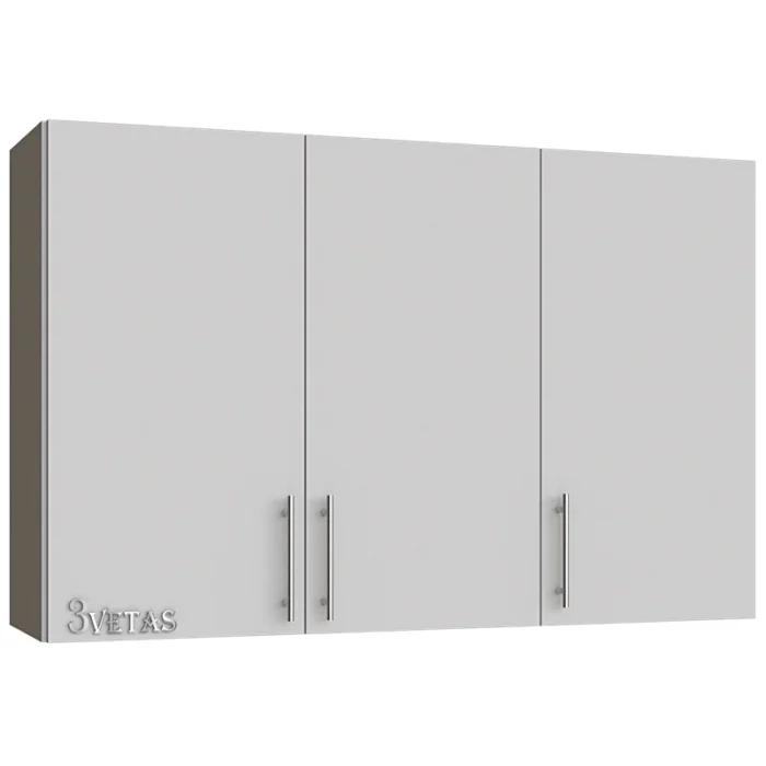 Anaquel de Cocina 3 Puertas de 120 cm MDP Blanco – Ac 01-1