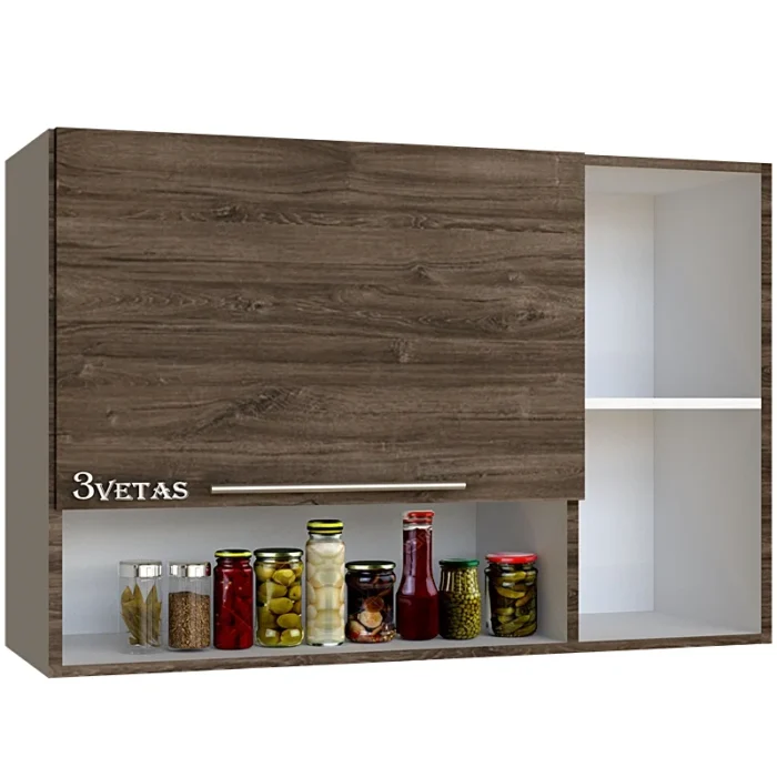 Anaquel de Cocina 1 Puertas de 90 cm Tropicalizado Color - Ac 02-2