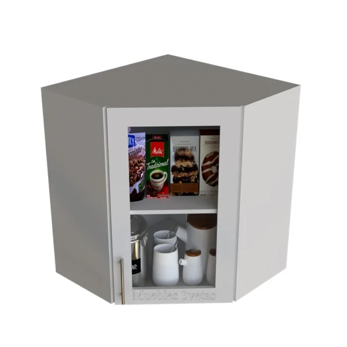 Anaquel de Cocina Esquinero Tropicalizado con 1 Puerta - 60 cm | Ref Ac 22
