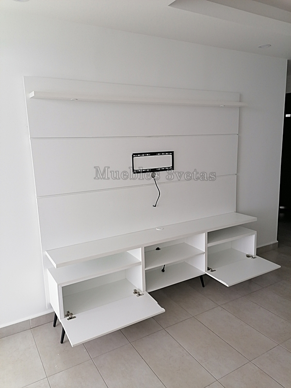 Centro de etretenimiento para tv - Mueble para tv 3vetas