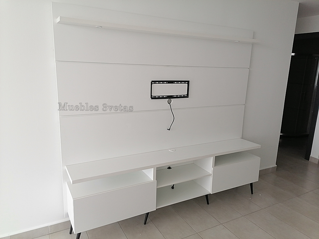 Centro de etretenimiento para tv - Mueble para tv 3vetas