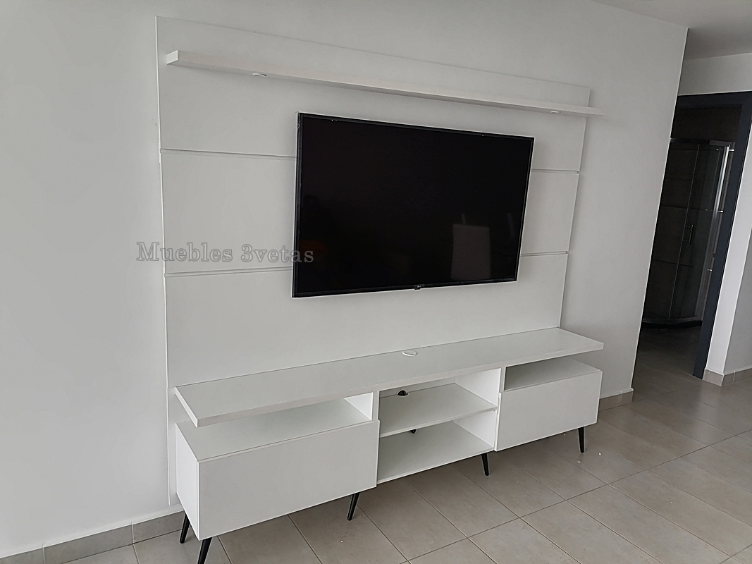 Centro de etretenimiento para tv - Mueble para tv 3vetas