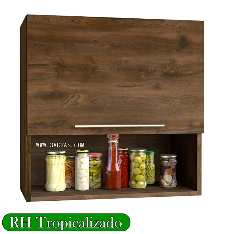 Anaquel de Cocina 1P horizontal Coñac Rh - 60 cm - R/C - Ac-29