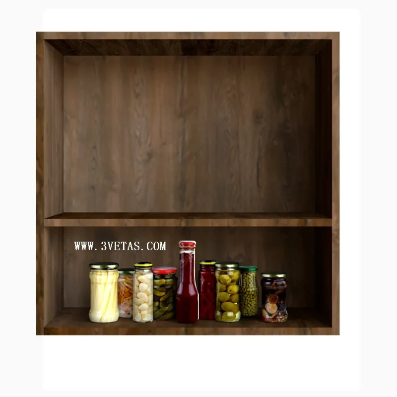 Anaquel de Cocina 1P horizontal Coñac Rh - 60 cm - R/C - Ac-29