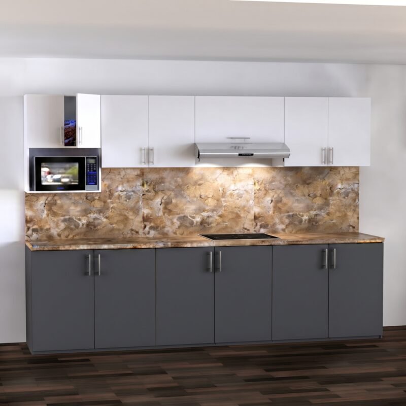 Anaquel de Cocina Blanco de 290 cm de Ancho Tropicalizados RH Antihumedad - Combo  4