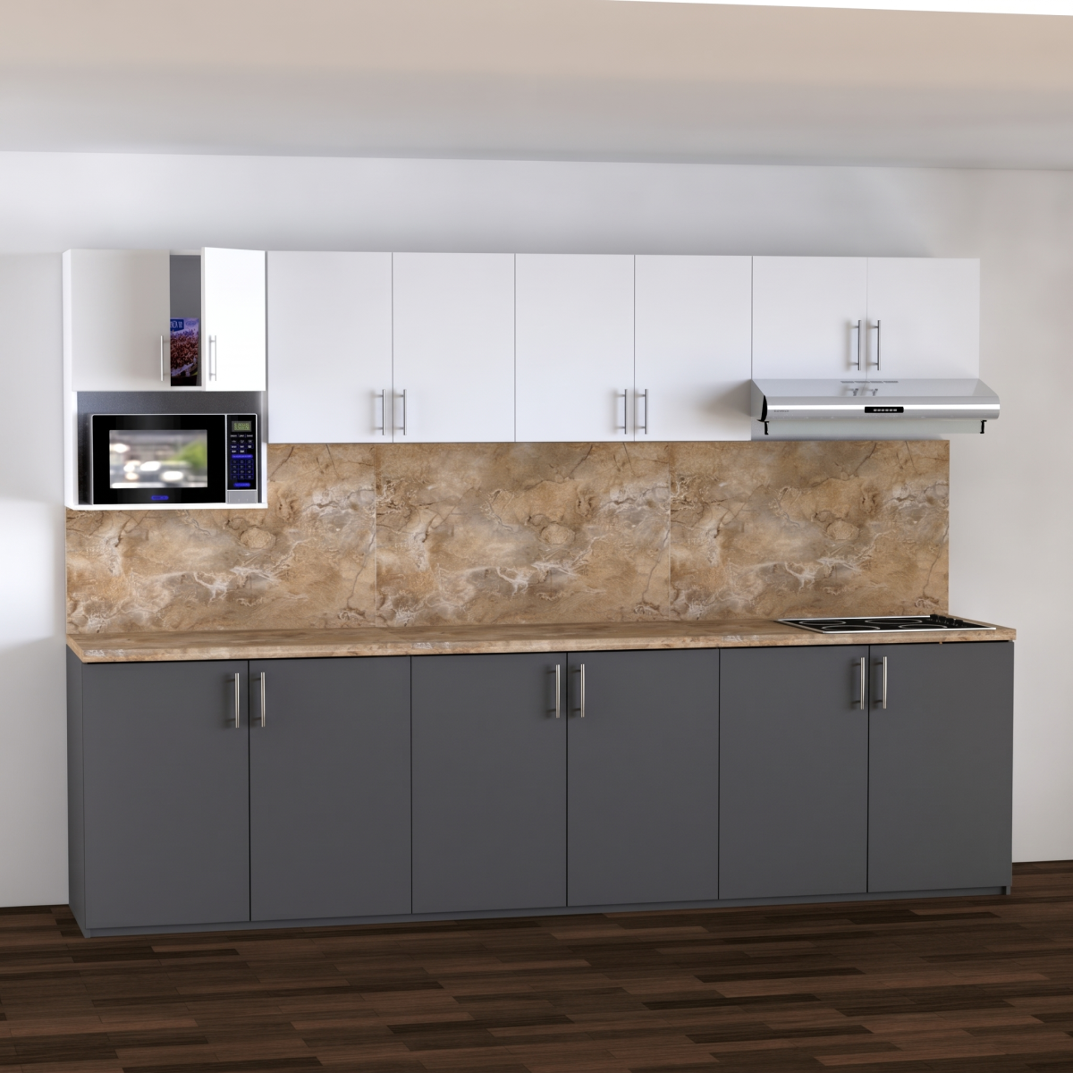 anaquel de cocina blanco